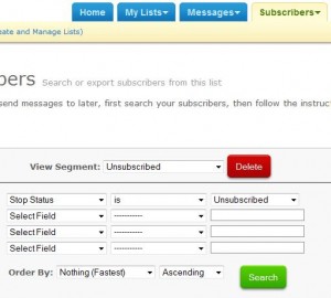 removing subscribers in aweber