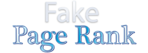 what is fake page rank