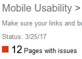 mobile usability error