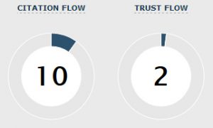 sample citation flow trust flow