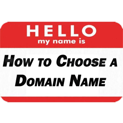 how to choose a domain name