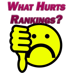 What Hurts Rankings