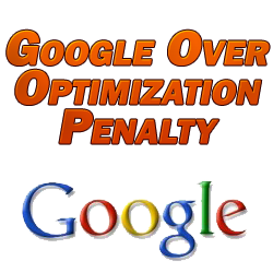 Google Over Optimization Penalty