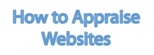 how to appraise websites