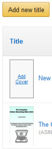 add title kindle