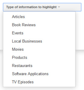 how to use the data highlighter