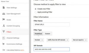 how to remove spammy referral traffic in google analytics