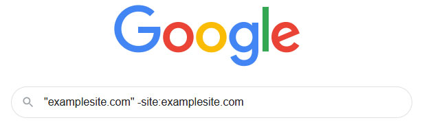 how to find sites backlinks google