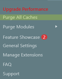 what does purge cache do in wordpress